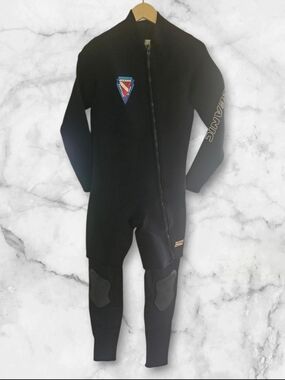 Oceanic Vantage 3mm 2 Piece Wetsuit Set Mens Large VTG Scuba Dive